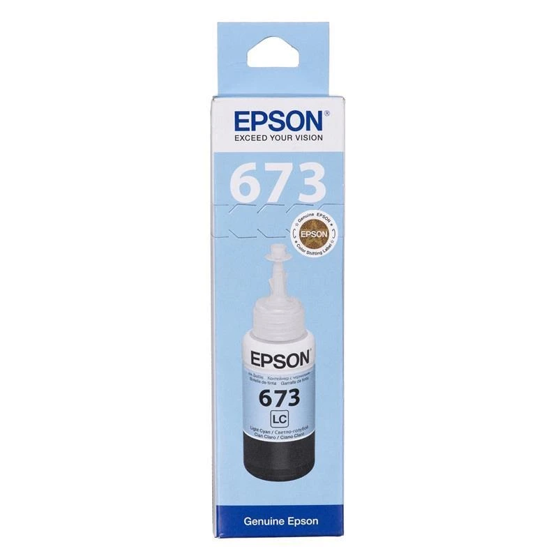 EPSON T6735 LIGHT CYAN RAŠALO BUTELĖLIS 70ml