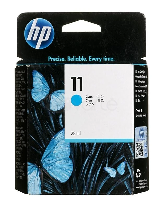 Hewlett Packard (HP) HP C4836A (Nr.11), žydra kasetė rašaliniams spausdintuvams