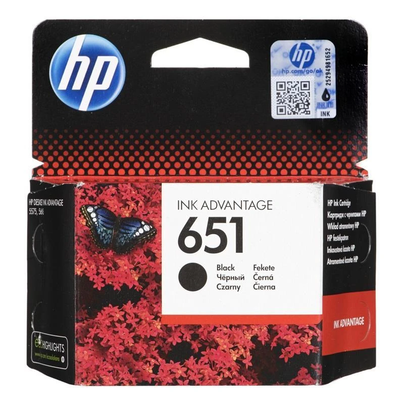 Hewlett Packard (HP) HP 651 Juodas originali rašalo kasetė (600 puslapių)