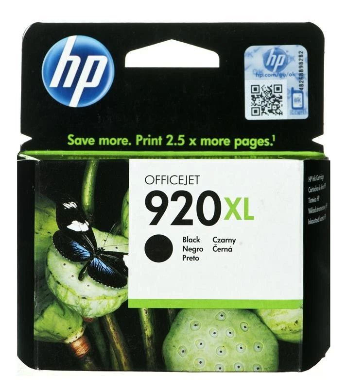 Hewlett Packard (HP) HP 920 XL juoda CD975AE