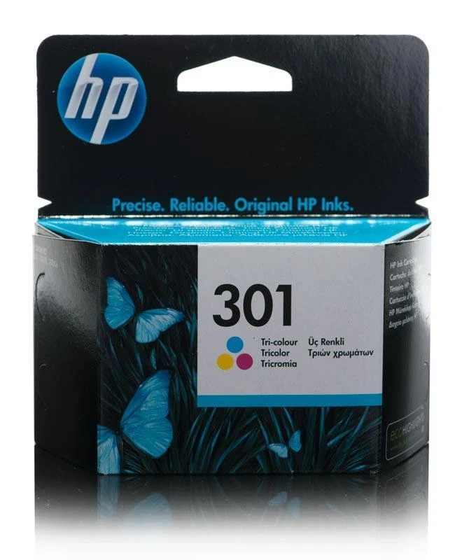 Hewlett Packard (HP) Rašalo Kasetė - HP 301 Trišalė Originali Spalvota