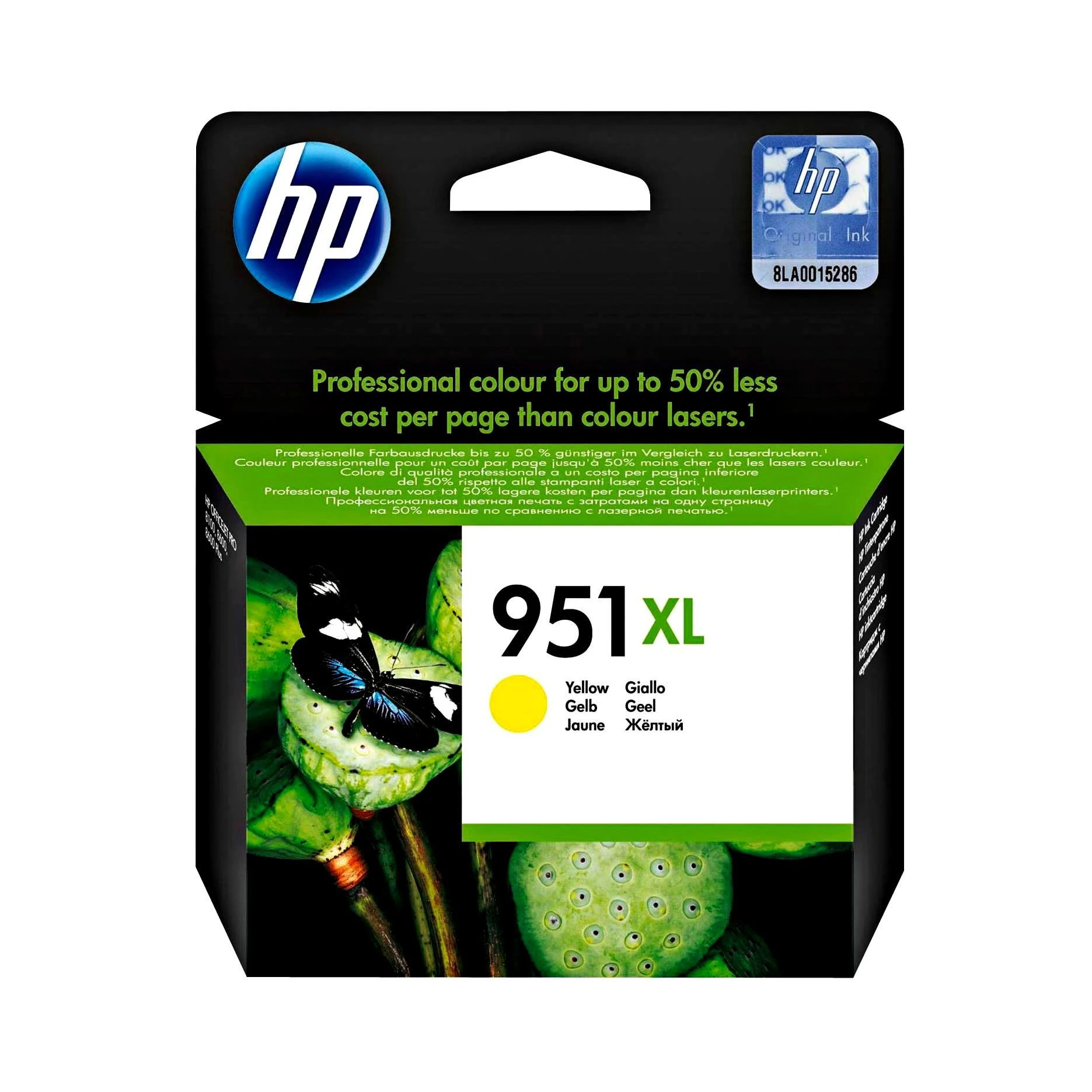 Hewlett Packard (HP) HP 951XL rašalo kasetė, geltona