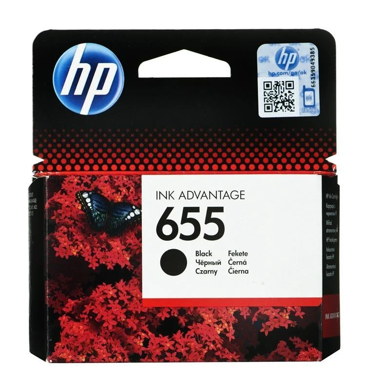 Hewlett Packard (HP) HP Nr.655 (CZ109AE), juoda kasetė
