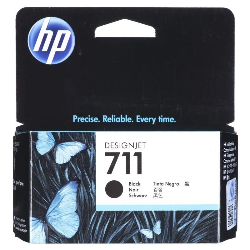 Hewlett Packard (HP) HP 711 Juodas rašalo kasetė, 38 ml, skirta HP DesignJet T120, T520