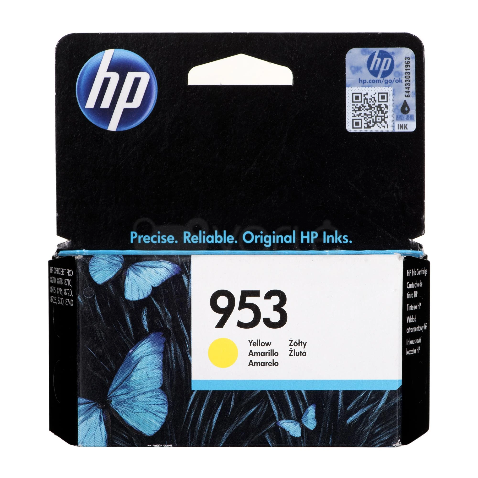 Hewlett Packard (HP) HP 953 geltona F6U14AE Instant Ink