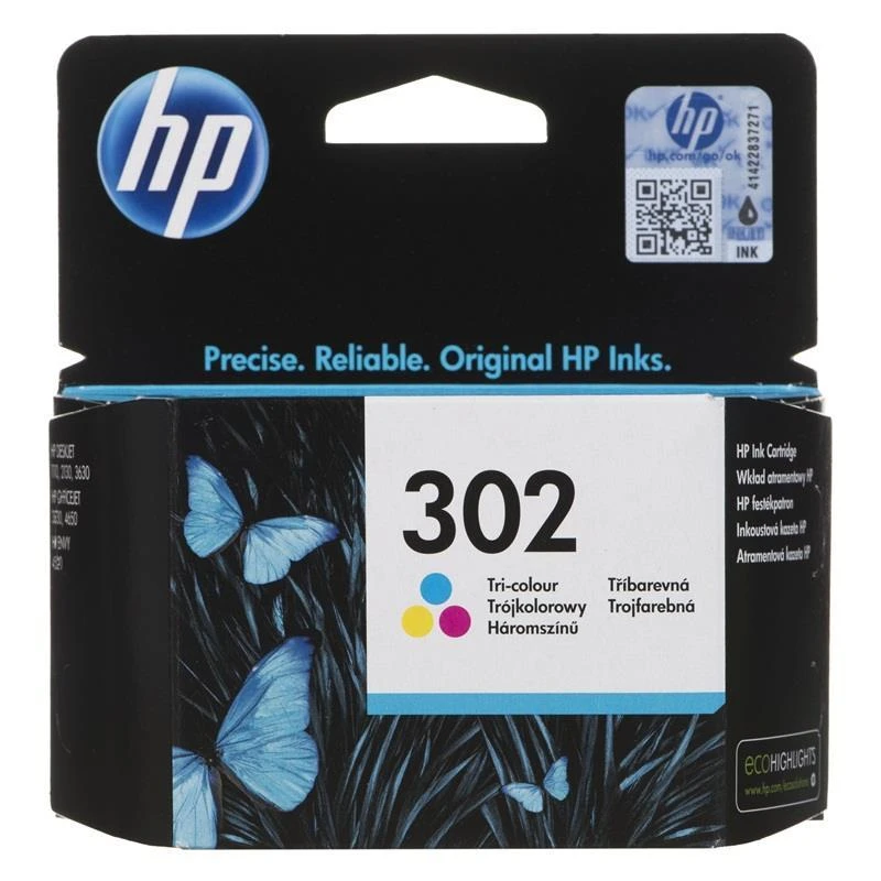 HP 302 trispalvė rašalinė