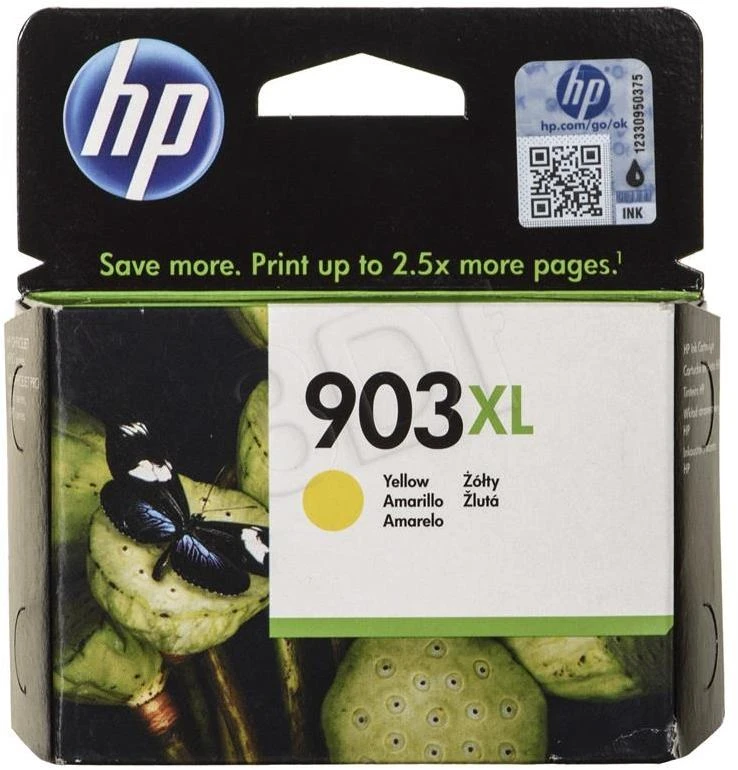 Hewlett Packard (HP) HP 903XL didelio našumo Geltona originali rašalo kasetė (825 puslapiai)
