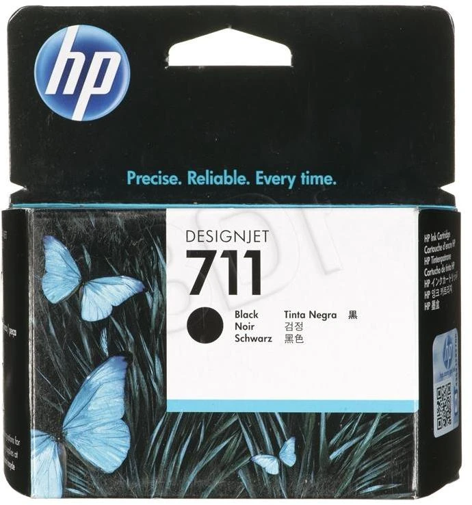 Hewlett Packard (HP) HP 711 80 ml Juodas DesignJet rašalo kasetė