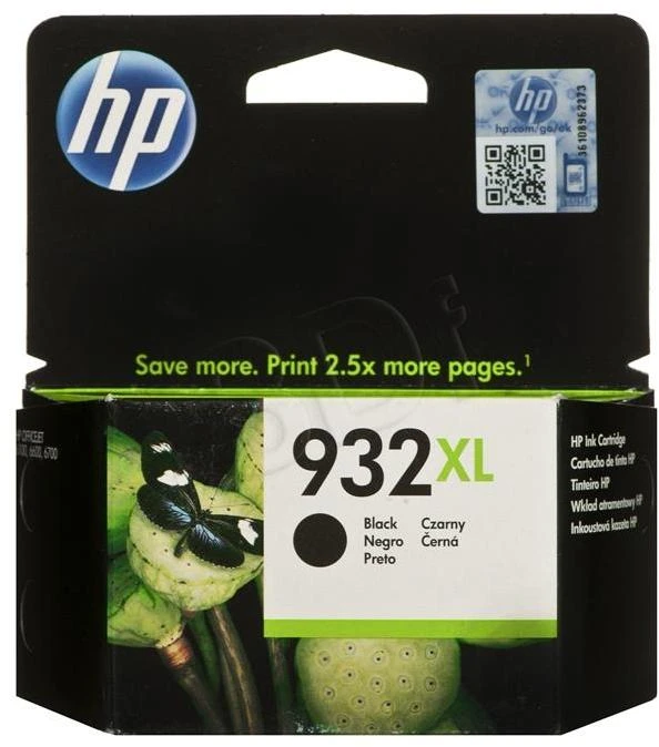 Hewlett Packard (HP) HP no.932XL rašalas. Krepšelis. Officejet 6700/7110 Juodas 1 000 puslapių)
