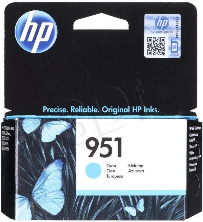 Hewlett Packard (HP) HP No. 951 mėlynas CN050AE Instant Ink