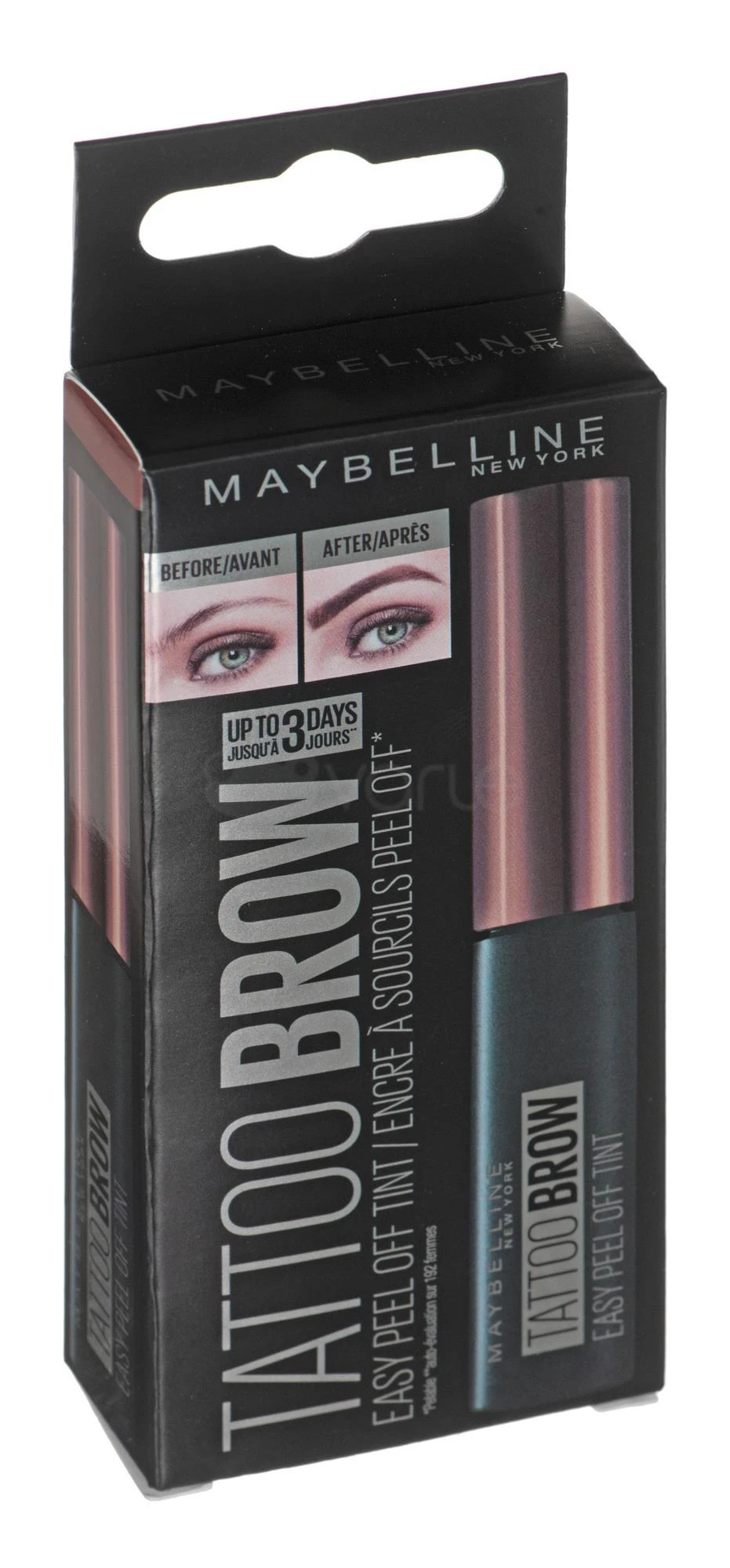 Maybelline TATTOO BROW nulupami ilgalaikiai antakių dažai (#3 Dark Brown) 5g