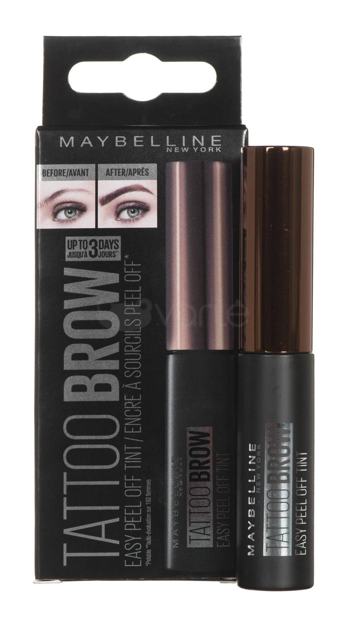 Maybelline TATTOO BROW nulupami ilgalaikiai antakių dažai (#3 Dark Brown) 5g