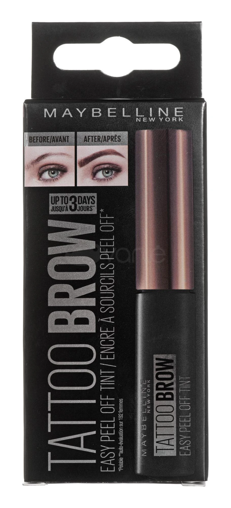 Maybelline TATTOO BROW nulupami ilgalaikiai antakių dažai (#3 Dark Brown) 5g