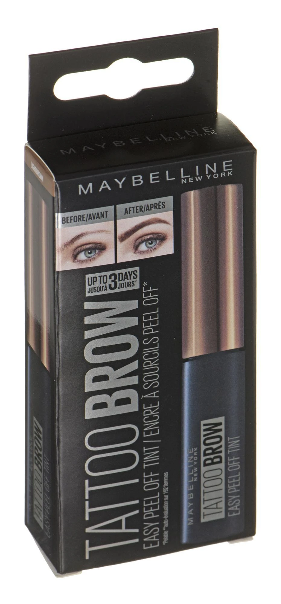 Maybelline MAYB TATTOO BROW GELTINT ilgalaikis antakių gelis #1 light ruda 5GRM
