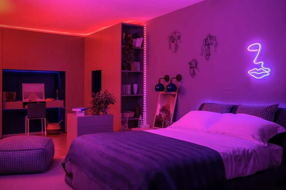 „Twinkly Dots“ išmaniosios LED lemputės, 60 RGB (daugiaspalvės), maitinamos USB, 3 m, skaidrios RGB – 16 mln.+ spalvų