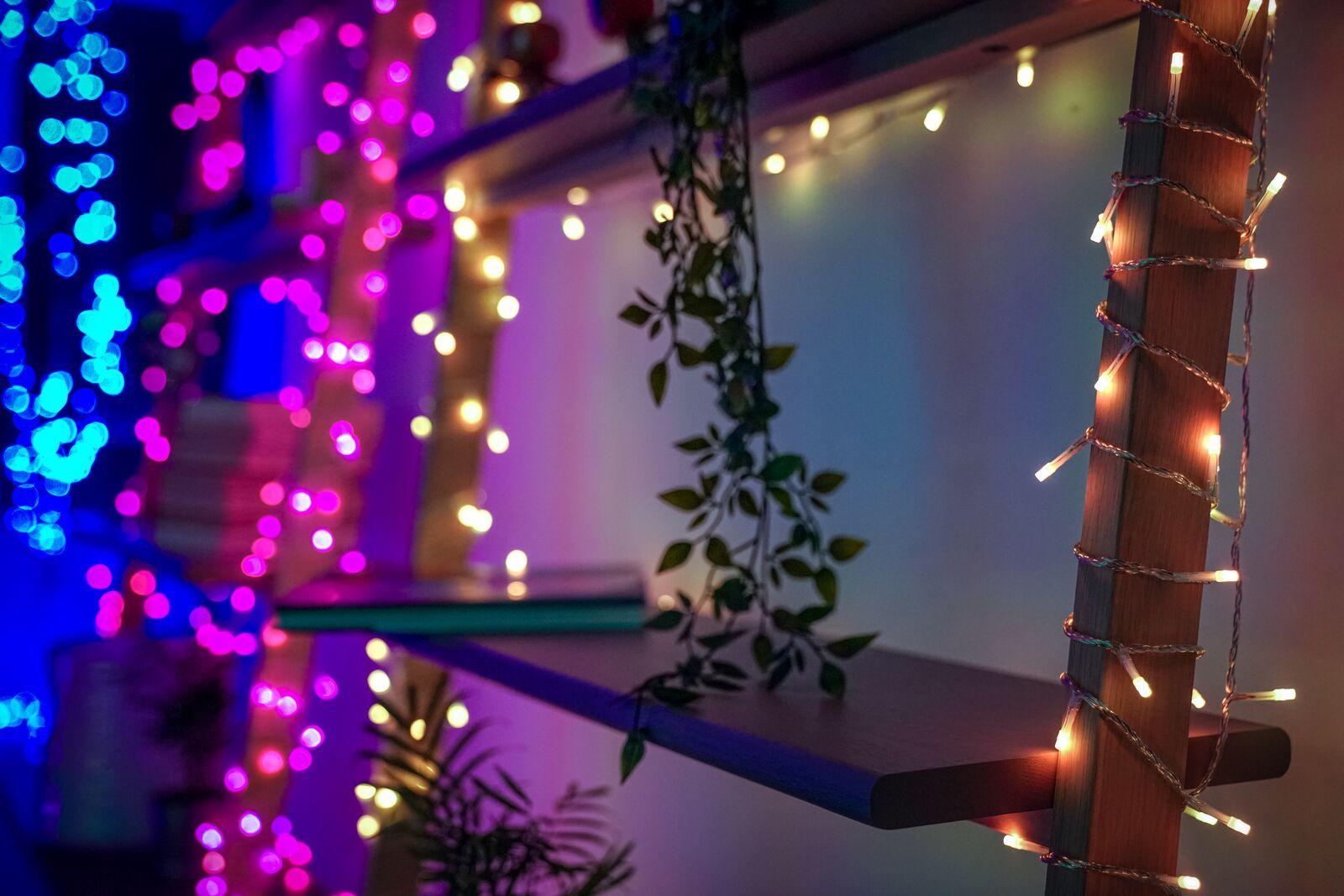 Kalėdinė išmanioji lempučių girlianda Twinkly Icicle 190 LED RGB, varvekliai, daugiaspalvės