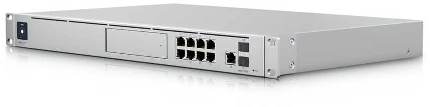 Maršrutizatorius UBIQUITI UDM-SE jungiklis UniFi Dream Machine 8x RJ45 1000Mb/s 1x SFP+ 1x RJ45 2.5Gb/s WAN 1x SFP+ WAN 128GB SSD