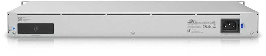 Maršrutizatorius UBIQUITI UDM-SE jungiklis UniFi Dream Machine 8x RJ45 1000Mb/s 1x SFP+ 1x RJ45 2.5Gb/s WAN 1x SFP+ WAN 128GB SSD