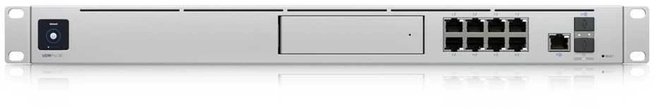 Maršrutizatorius UBIQUITI UDM-SE jungiklis UniFi Dream Machine 8x RJ45 1000Mb/s 1x SFP+ 1x RJ45 2.5Gb/s WAN 1x SFP+ WAN 128GB SSD