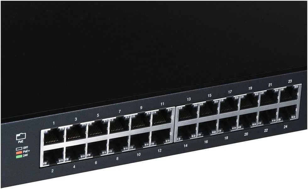 Šakotuvas Ubiquiti | Switch | ES-24-250W | Web managed | Rackmountable | Gigabit Ethernet (copper) jungtys quantity 24 | SFP jungtys quantity 2