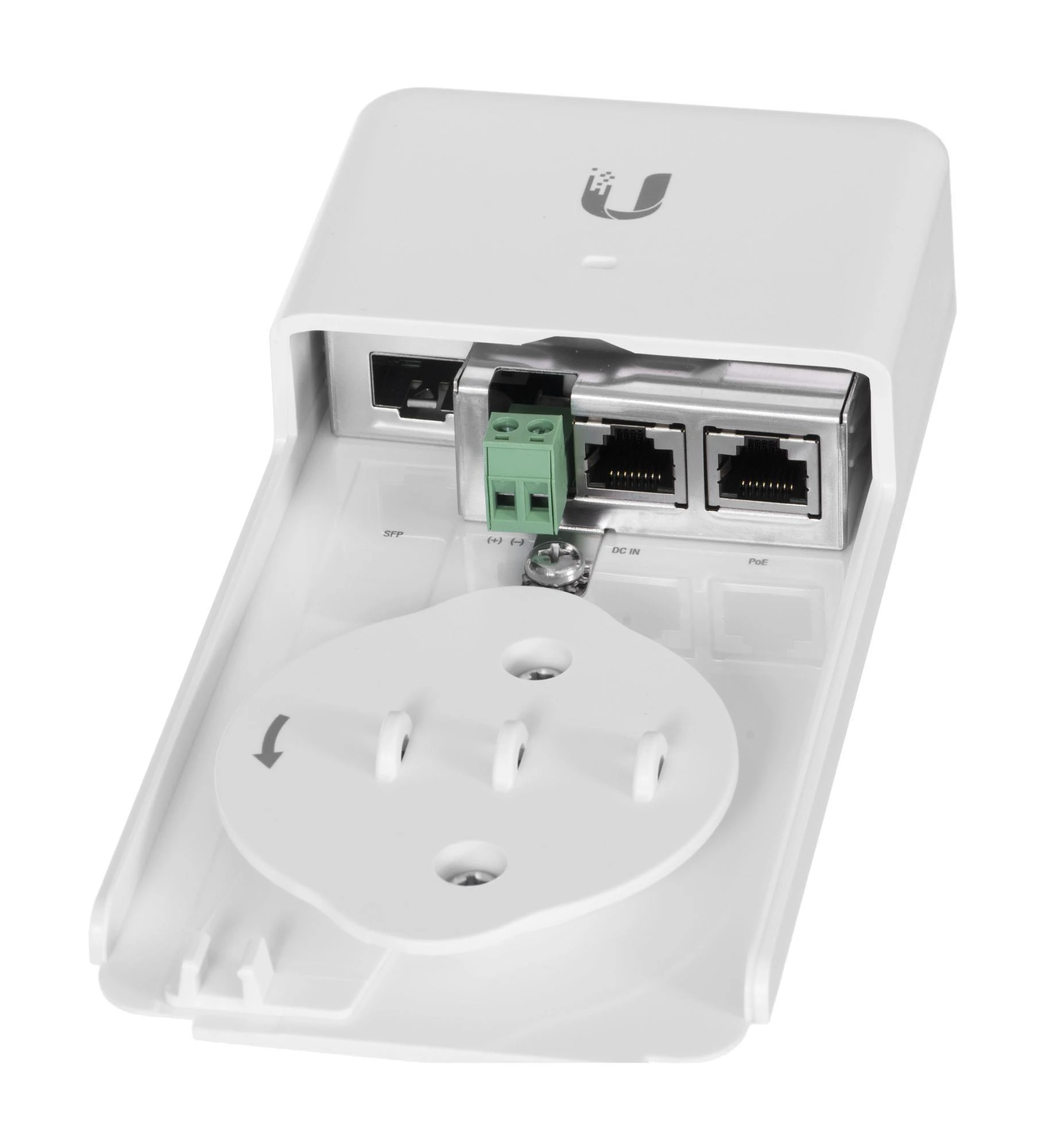 UBIQUITI F-POE-G2 Ubiquiti F-POE FiberPoE Gen2 – optinis duomenų perdavimas lauko PoE įrenginiams