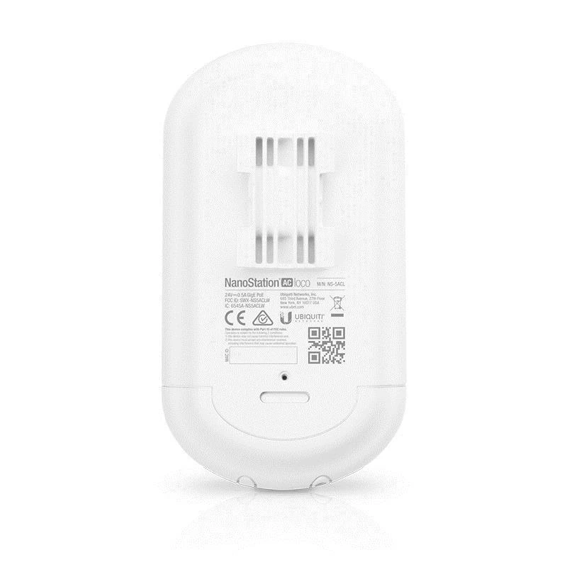Maršrutizatorius UBIQUITI LOCO5AC-5 5 vnt. „NanoStation AC Loco 5GHz AirMax 802.11ac 13dBi“ antenų rinkinys, 25dBm