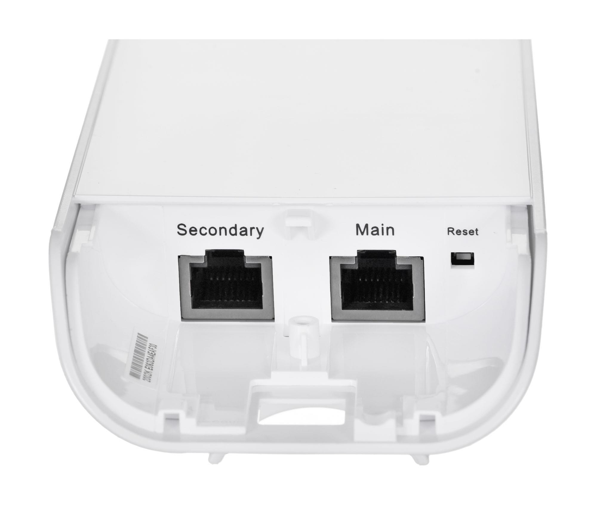 Maršrutizatorius Ubiquiti NanoStaionM NSM5, lauko prieigos taškas, PoE, 5 GHz, 150+ Mbps, mažiau nei 15 km, NSM5 / UBI-NSM5 greitis