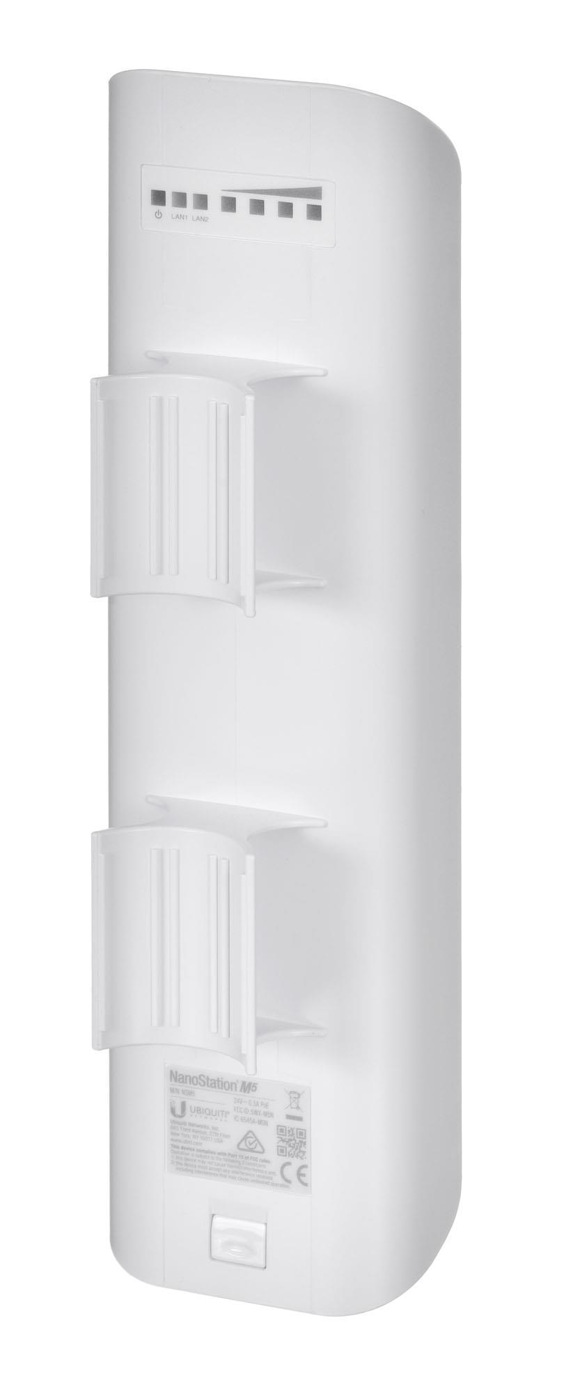 Maršrutizatorius Ubiquiti NanoStaionM NSM5, lauko prieigos taškas, PoE, 5 GHz, 150+ Mbps, mažiau nei 15 km, NSM5 / UBI-NSM5 greitis