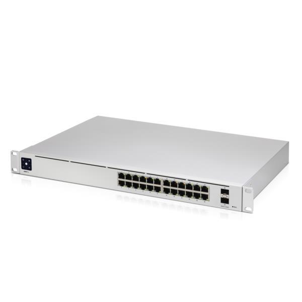 Šakotuvas UBIQUITI USW-Pro-24 valdomas jungiklis 24x 10/100/1000 2x SFP+ 1,3 colio ekranas