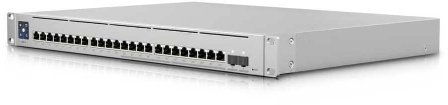 Šakotuvas Ubiquiti | Switch Enterprise 24 PoE | USW-Enterprise-24-PoE | Tvarkoma L3 | Montuojamas ant stovo | Gigabit Ethernet (vario) jungtys kiekis 12x10/100/1000 Mbps + 12x100/1000/2500 Mbps | SFP jungtys kiekis 0 | SFP+ jungtys kiekis 2 | PoE+ jungtys kiekis 24 | Maitinimo tipas AC/DC, Vidinis, 550W