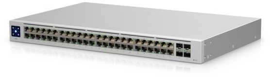 Ubiquiti UniFi USW-48 tinklo komutatorius Valdomas L2 gigabito eternetas (10/100/1000) sidabrinis