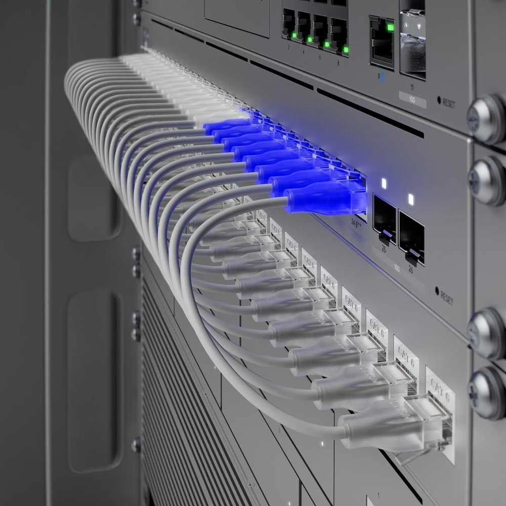 Šakotuvas UBIQUITI USW-Pro-Max-24-PoE komutatorius Etherlighting 8x RJ45 2.5Gbps 16x RJ45 1000Mbps 2x SFP+ L3 400W PoE
