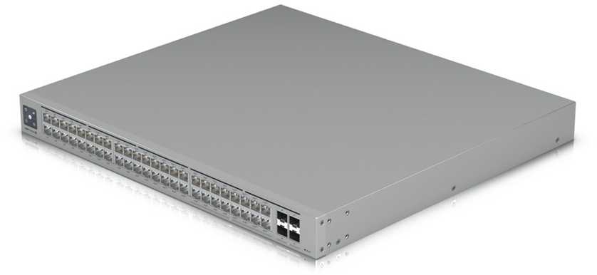 Šakotuvas UBIQUITI USW-Pro-Max-48-PoE jungiklis eterinis apšvietimas 16x RJ45 2.5Gbps 32x RJ45 1000Mbps 4x SFP+ L3 720W PoE