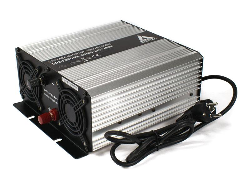 Nepertraukiamo maitinimo šaltinis (UPS + AVR) AZO Digital 12V UPS-1200SR Sinus 1200W/600W 12V/230V