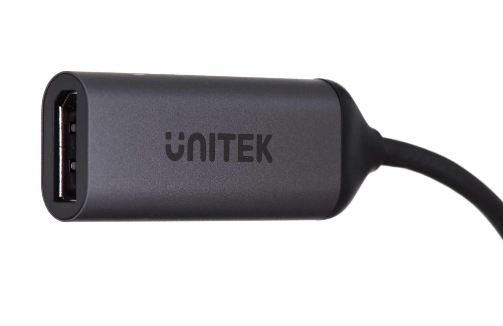 UNITEK V1415C ADAPTERIS USB-C – DisplayPort 1.4 8K 60Hz 15cm ALU