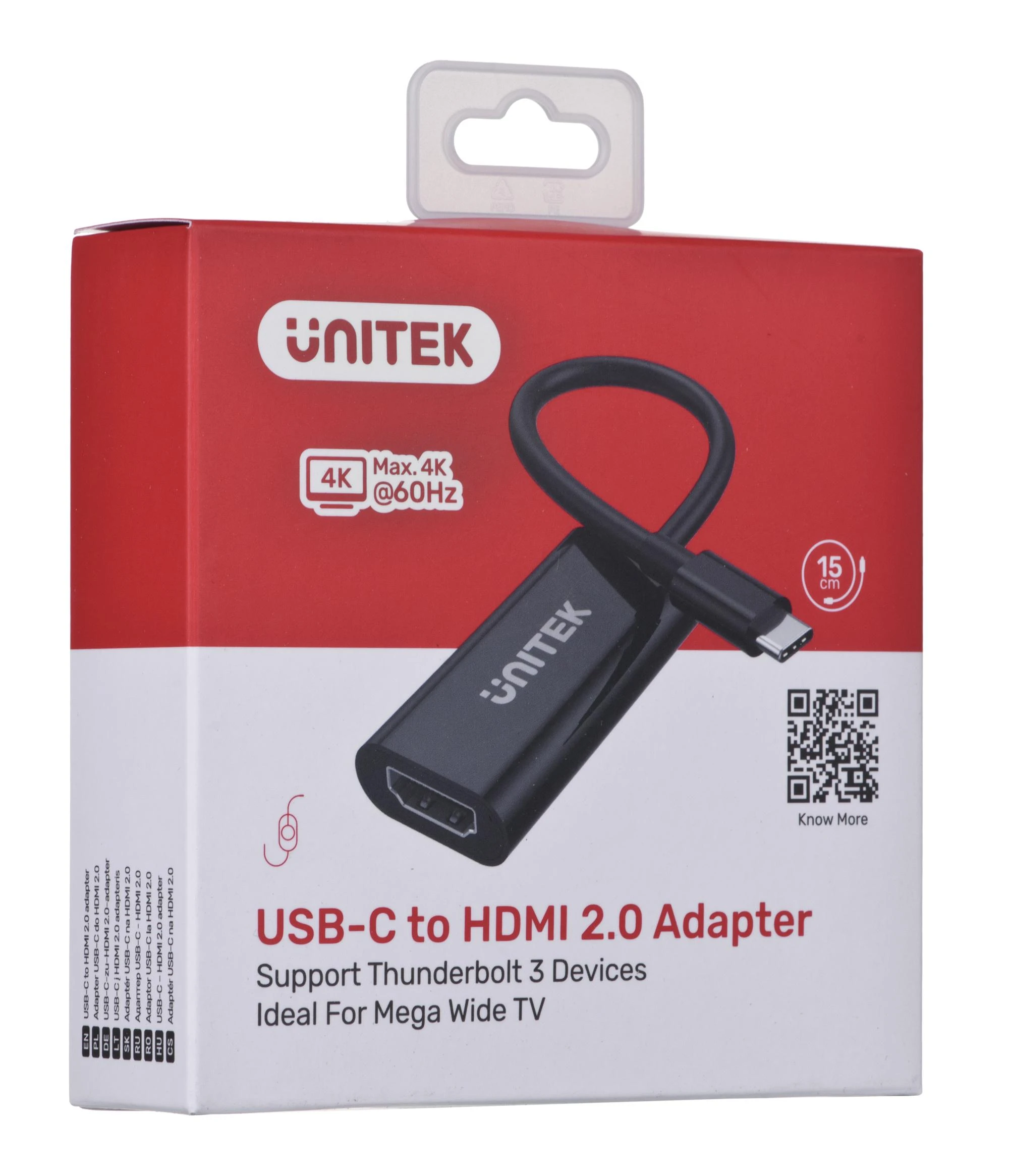 Unitek V1421A adapterio pakuotė