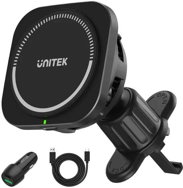 Unitek Įkroviklis automobilinis pakrovėjas 38 W, MagSafe laikiklis