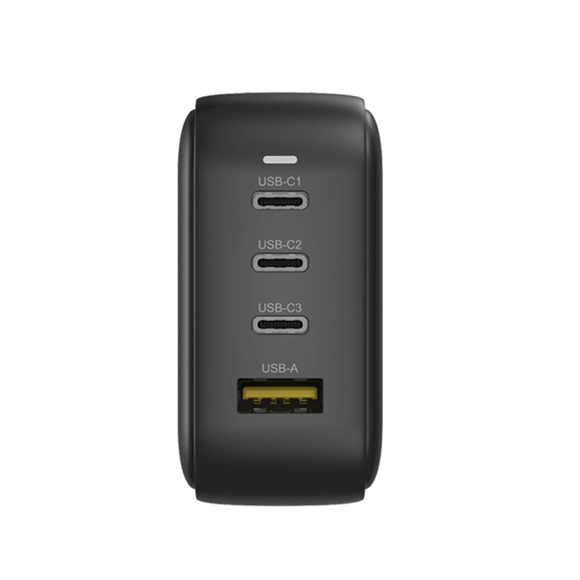 UNITEK CHARGER GaN 3x USB-C 1x USB-A QC 3.0 PD 100W Juodas