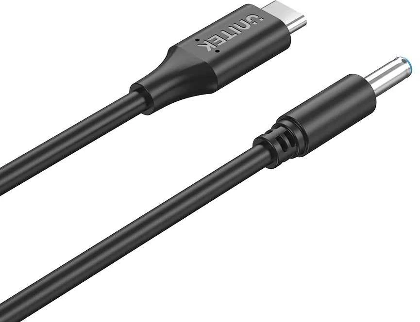 Unitek Kabelis maitinimo šaltinis HP 65W nešiojamam USB-C - DC4.5mm