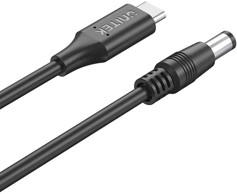 Unitek Kabelis nešiojamojo kompiuterio maitinimo šaltinis 65W USB-C - DC5.5mm