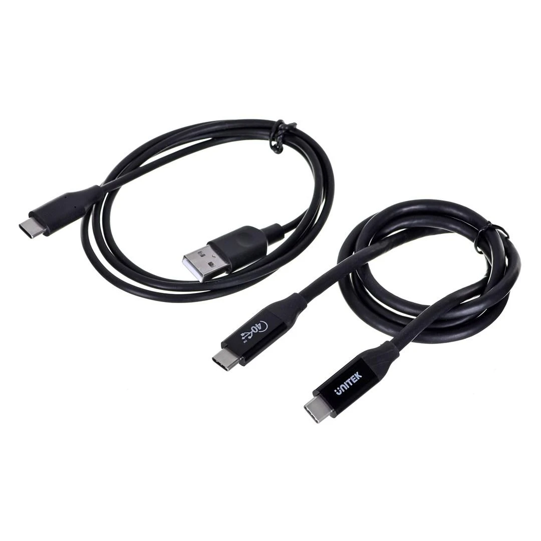 Unitek 12in1 stotelės priedai: USB-C kabelių komplektas