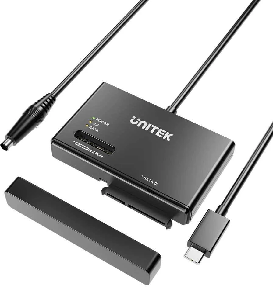 Unitek adapteris su M.2 ir SATA jungtimis