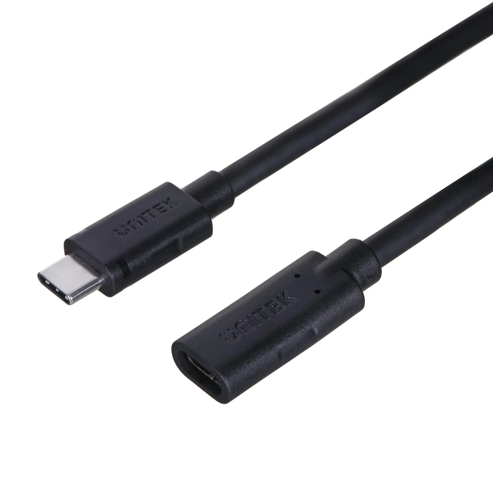 UNITEK C14086BK-1,5 m pratęsimo kabelis USB-C 4K 60HZ PD 20V/5A 1,5m