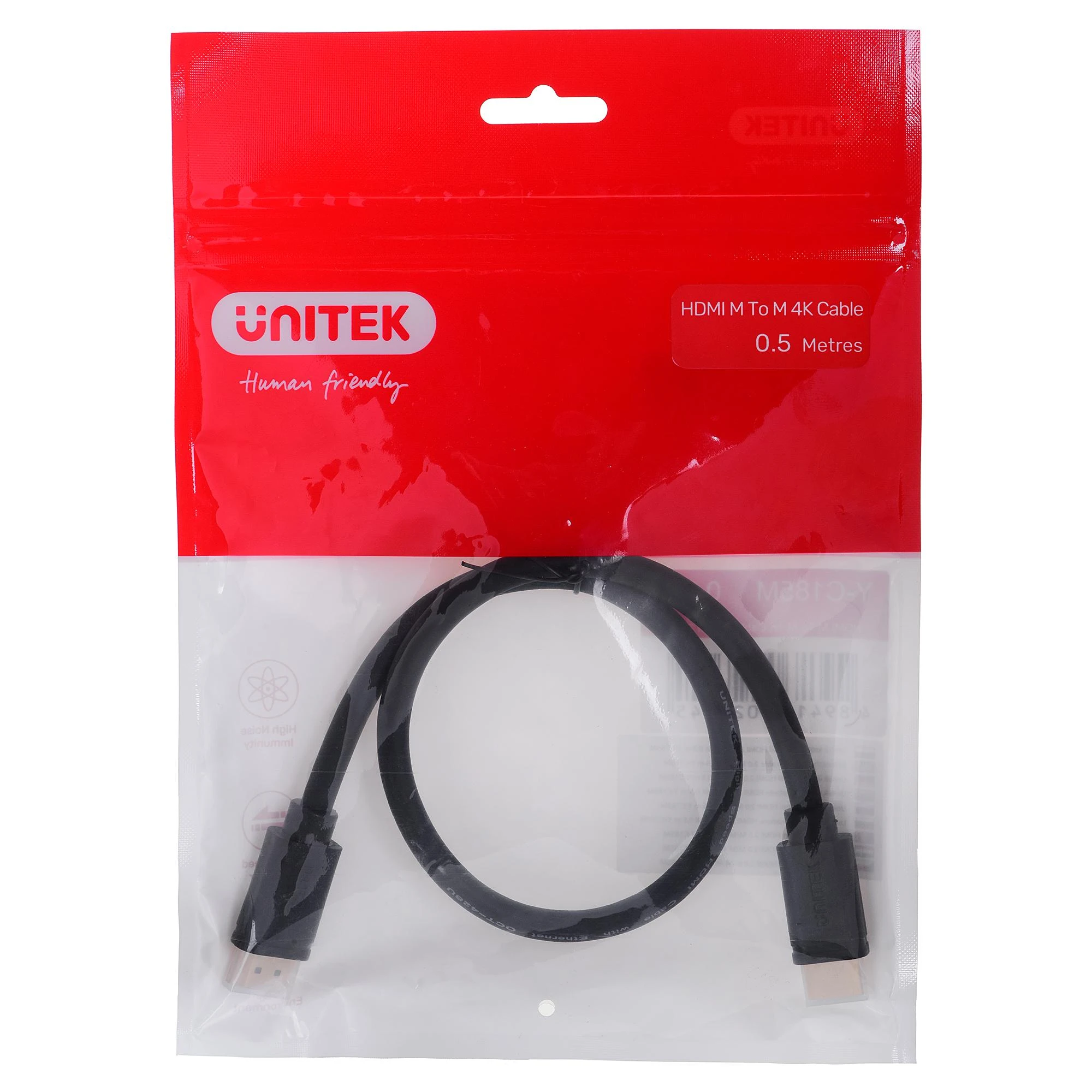 Unitek HDMI kabelis 0,5m originalioje pakuotėje