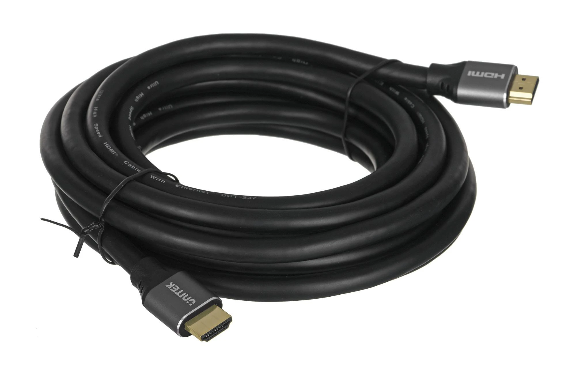 Unitek 5m HDMI 2.1 laidas susuktas į ritę