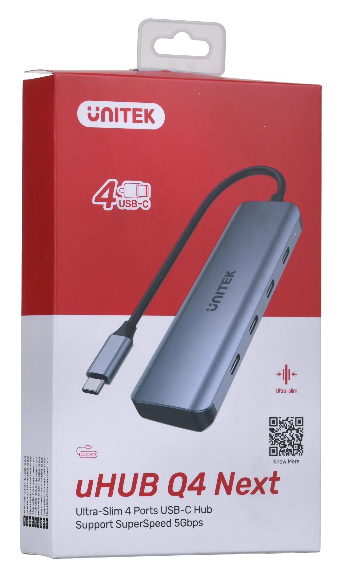 UNITEK H1107K Hub USB-C 4xUSB 3.1 Gen1 5Gbps