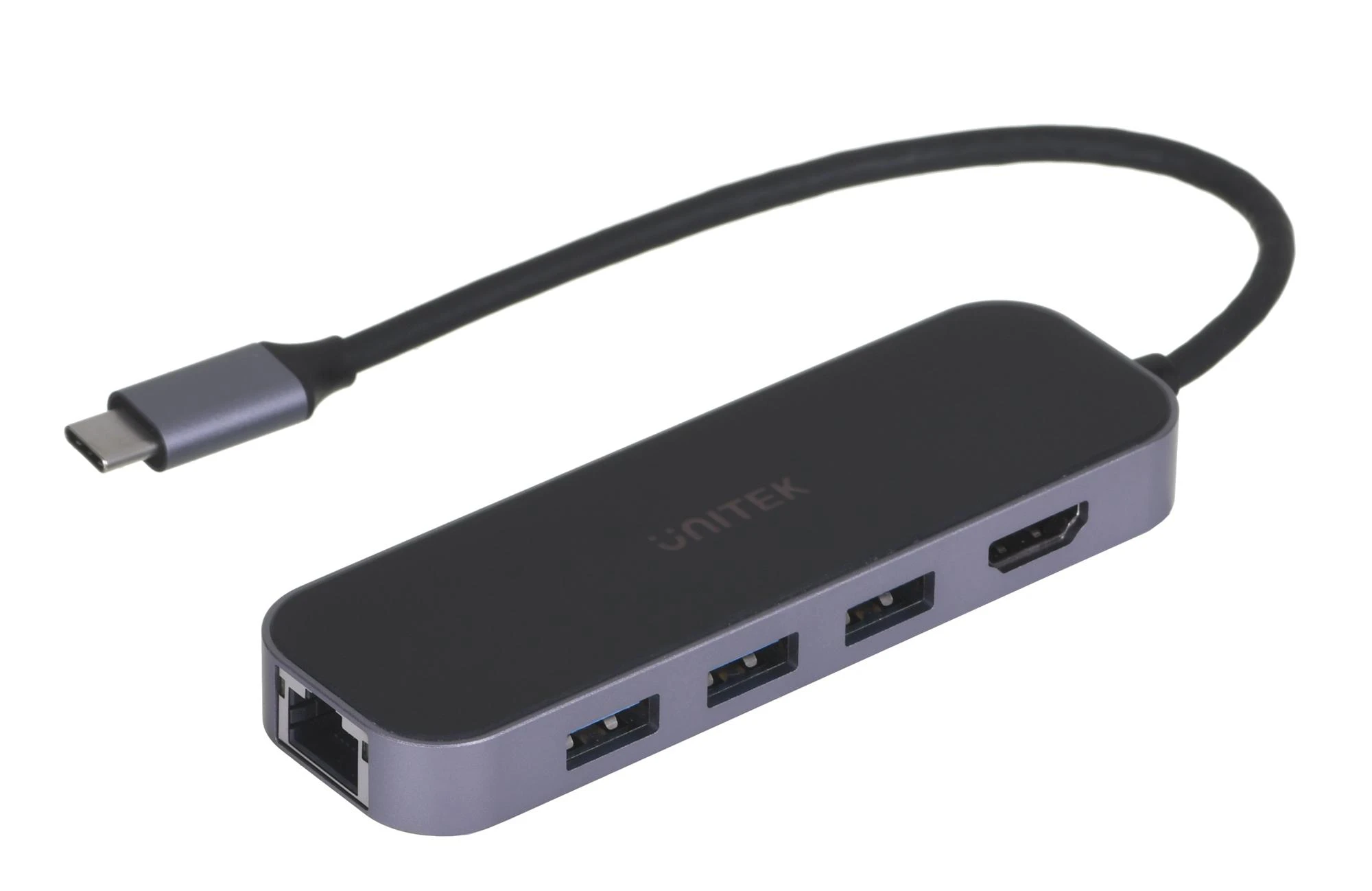 Unitek D1084A USB-C daugiafunkcis adapteris