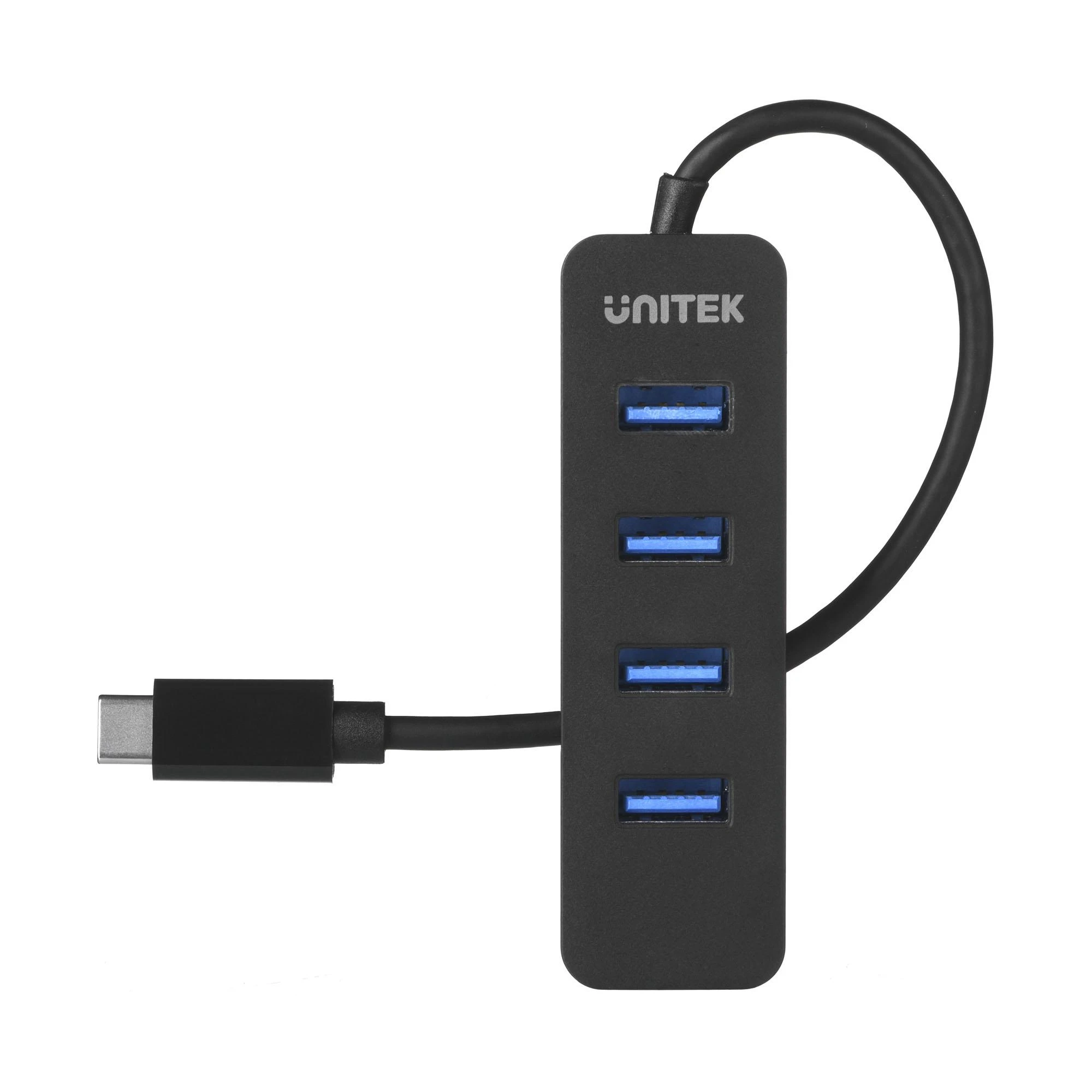 UNITEK HUB USB-C 4XUSB-A 3.1, ACTIVE, 10 W, H1117B