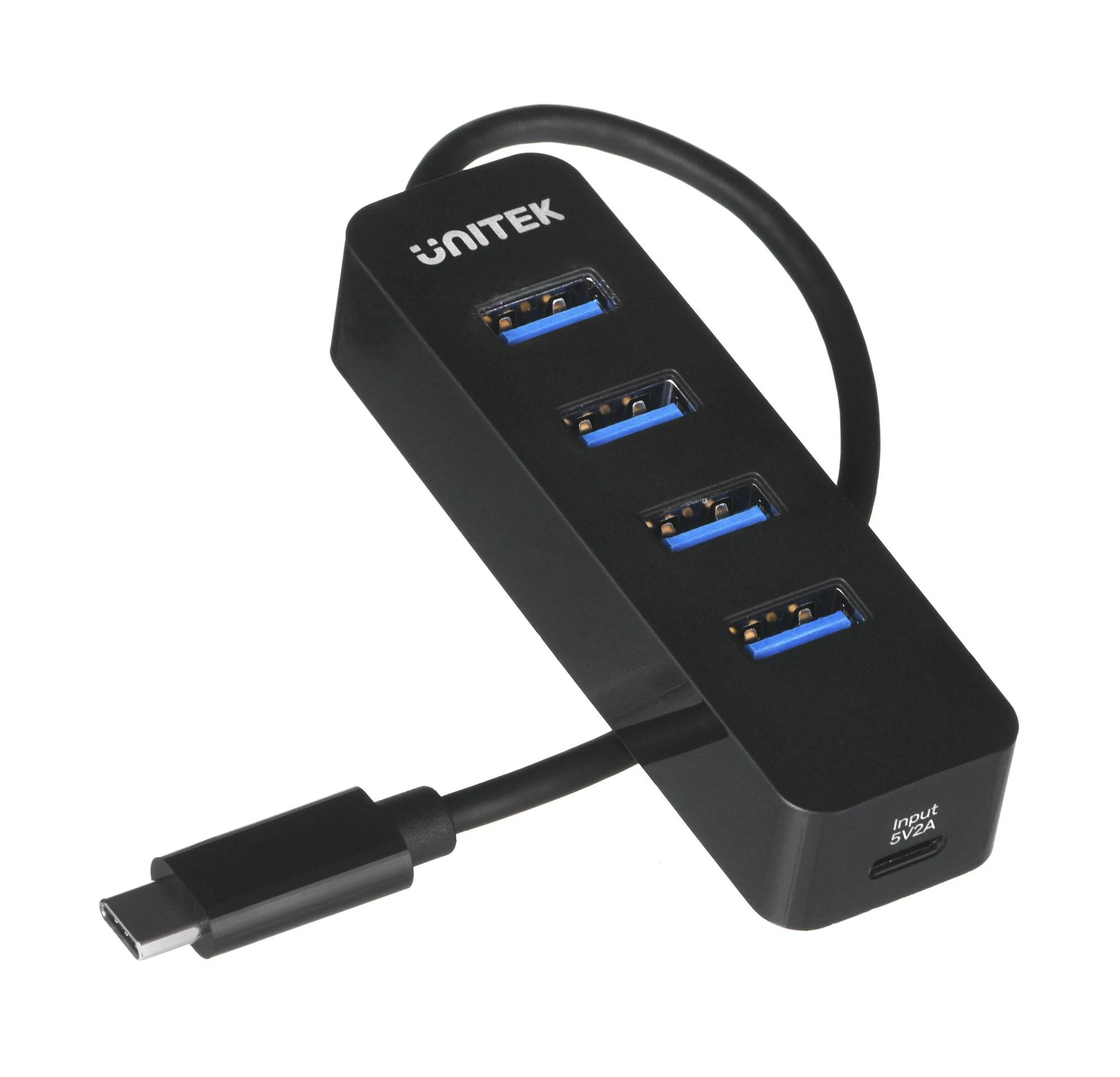 Unitek USB-C šakotuvas su keturiais USB-A prievadais