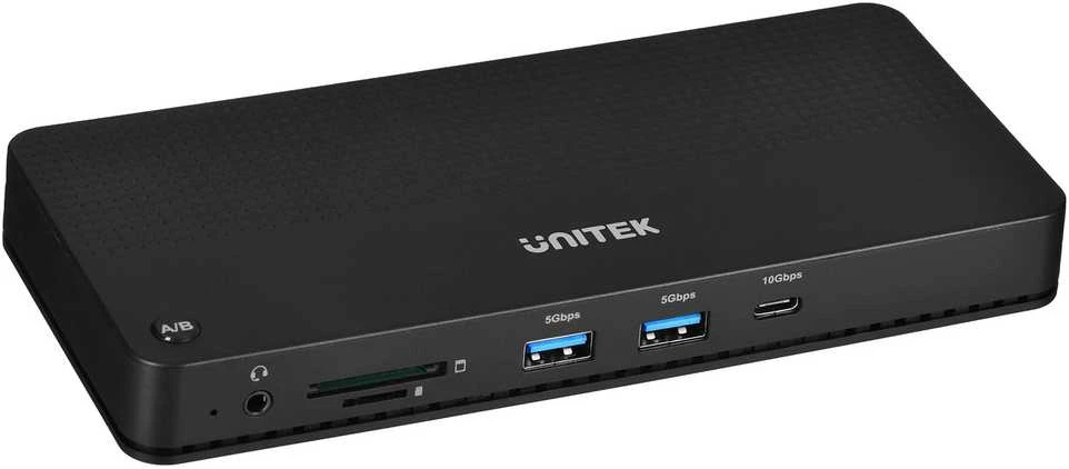 Unitek 11in1 KVM stotelė su USB ir ausinių jungtimis